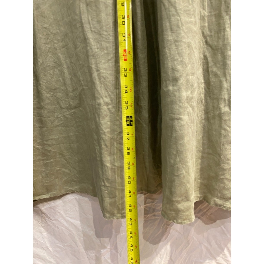 Grae Cove Ainsley Dress Womens XS Linen Knee Length Beach Costal Summer Minimal - Picture 7 of 8